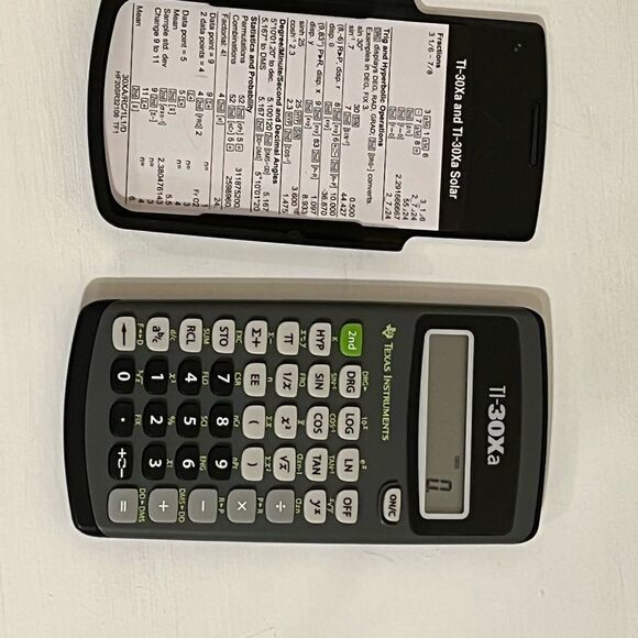 Texas Instruments TI-30Xa Scientific Calculator w/ Case - Used  tested - Picture 7 of 14